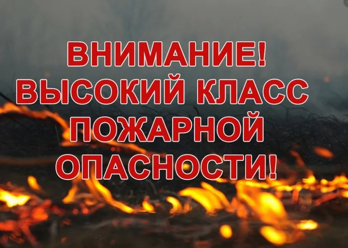 Экстренное предупреждение о вероятности возникновения ЧС на территории Нижегородской области на 06-12 мая 2025г. (высокая пожароопасность)